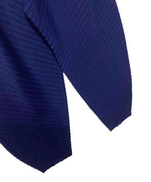 PLEATS PLEASE（プリーツプリーズ）PLEATS PLEASE (プリーツプリーズ) プリーツバルーンワイドパンツ PP51-JF801 ネイビー サイズ:3の古着・服飾アイテム