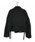 COMME des GARCONS COMME des GARCONS (コムデギャルソン コムデギャルソン) ポリ縮絨 スパンコール ダブルライダースジャケット RP-J014 AD2005 ブラック サイズ:L：9000円