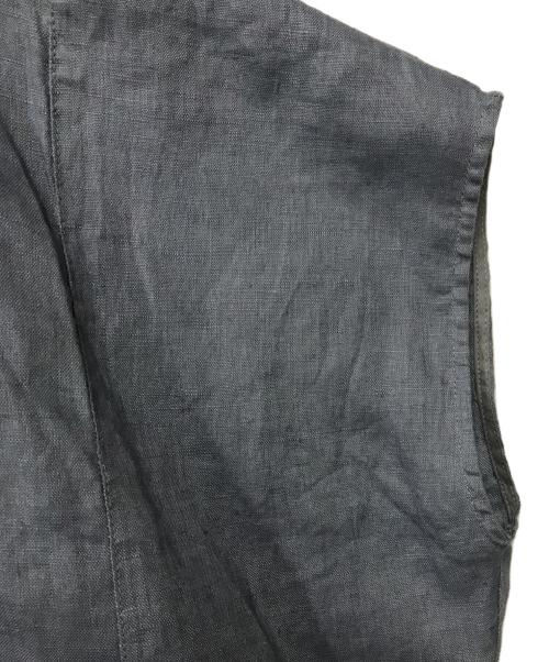 KAGURE（カグレ）KAGURE (カグレ) リネンスクエアワンピース ブルー サイズ:Freeの古着・服飾アイテム