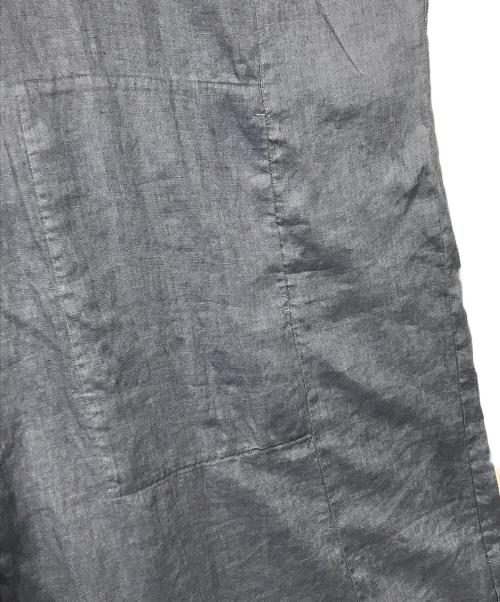 KAGURE（カグレ）KAGURE (カグレ) リネンスクエアワンピース ブルー サイズ:Freeの古着・服飾アイテム