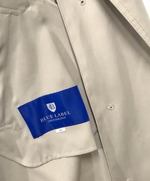 BLUE LABEL CRESTBRIDGE（ブルーレーベルクレストブリッジ）BLUE LABEL CRESTBRIDGE (ブルーレーベルクレストブリッジ) ノースリーブロングコート ベージュ サイズ:40の古着・服飾アイテム