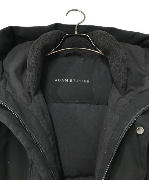Adam et Rope（アダム エ ロペ）Adam et Rope (アダム エ ロペ) ALLIED ショートフーディダウン ブラック サイズ:Ｓの古着・服飾アイテム