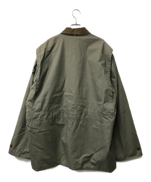 J.CREW（ジェイクルー）J.CREW (ジェイクルー) ハンティングジャケット カーキ×ブラウン サイズ:Lの古着・服飾アイテム