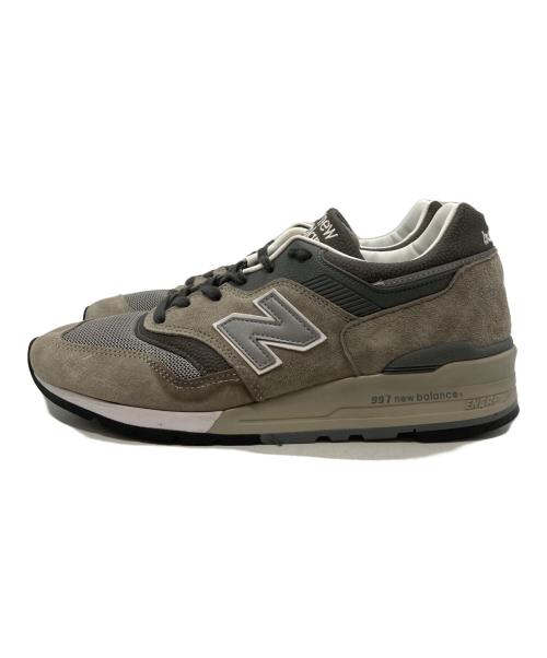 NEW BALANCE（ニューバランス）NEW BALANCE (ニューバランス) ローカットスニーカー U997GY Made in USA ブラウン×グレー サイズ:US91/2/UK09/EU43の古着・服飾アイテム