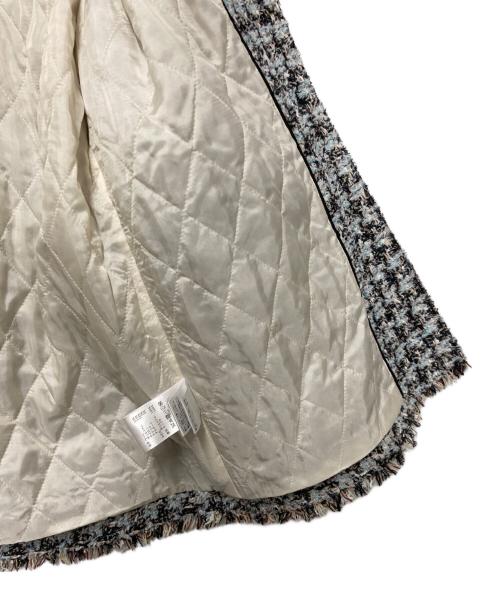 BACCA（バッカ）BACCA (バッカ) ハウンドトゥースツイード ワーカーズジャケット 35-08-24-08303 ブルー サイズ:36の古着・服飾アイテム