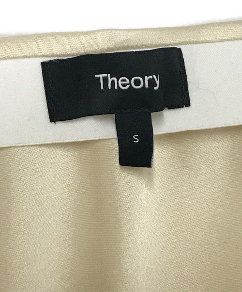 theory（セオリー）theory (セオリー) slip skirt/スリップスカート アイボリー サイズ:Sの古着・服飾アイテム