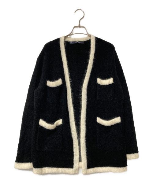 martinique（マルティニーク）martinique (マルティニーク) プードルニットジャケット ブラック サイズ:表記無しの古着・服飾アイテム