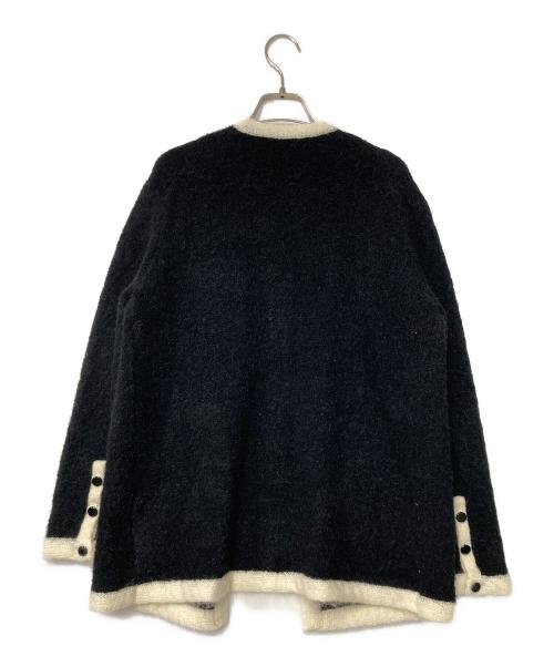 martinique（マルティニーク）martinique (マルティニーク) プードルニットジャケット ブラック サイズ:表記無しの古着・服飾アイテム