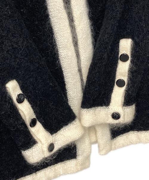 martinique（マルティニーク）martinique (マルティニーク) プードルニットジャケット ブラック サイズ:表記無しの古着・服飾アイテム