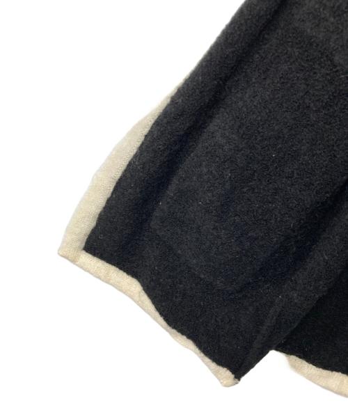 martinique（マルティニーク）martinique (マルティニーク) プードルニットジャケット ブラック サイズ:表記無しの古着・服飾アイテム