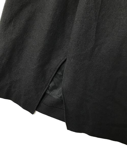 evam eva（エヴァムエヴァ）evam eva (エヴァムエヴァ) wool wrap skirt ブラック サイズ:SIZE Freeの古着・服飾アイテム