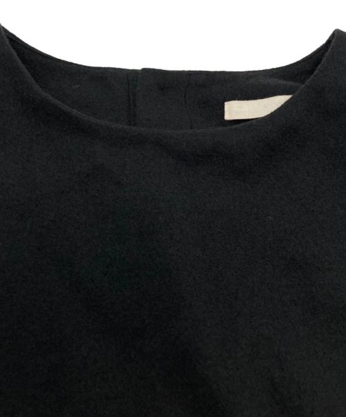 evam eva（エヴァムエヴァ）evam eva (エヴァムエヴァ) ウールブラウス E223T216 ブラック サイズ:-の古着・服飾アイテム