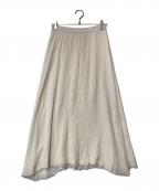 ateliers francais de confectionル アトリエフランセ デ コンフェクション）の古着「フレアスカート」｜ベージュ