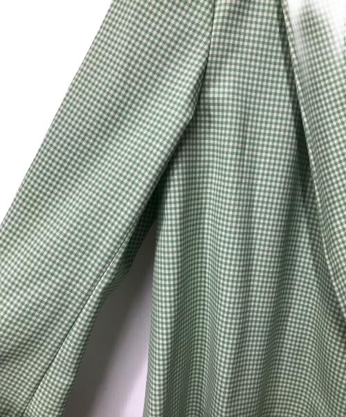 CABANA（カバナ）cabana (カバナ) ギンガムチェックジャケット グリーン サイズ:36の古着・服飾アイテム