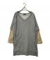 RISMAT by Y's（リスマットバイワイズ）の古着「スウェットワンピース YE-K65-046」｜グレー