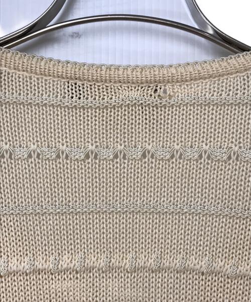 Salvatore Ferragamo（サルヴァトーレ フェラガモ）Salvatore Ferragamo (サルヴァトーレ フェラガモ) カーディガン ベージュ サイズ:Lの古着・服飾アイテム