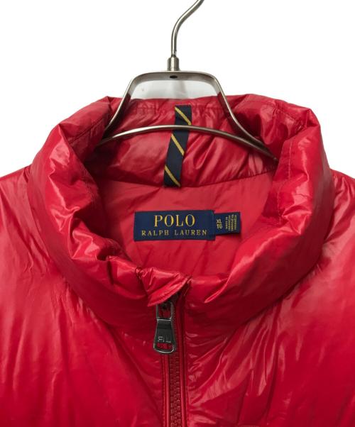 POLO RALPH LAUREN（ポロ・ラルフローレン）POLO RALPH LAUREN (ポロ・ラルフローレン) ダウンベスト レッド サイズ:XLの古着・服飾アイテム