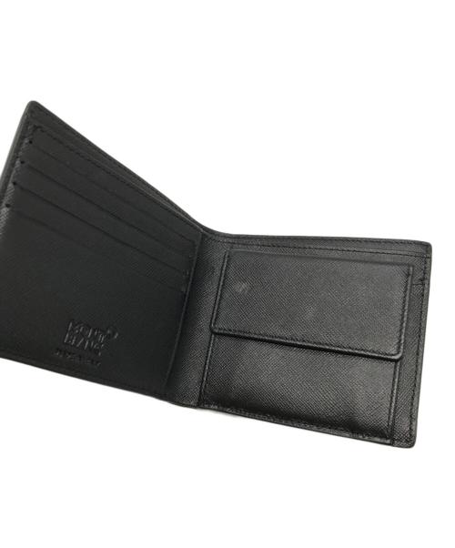 MONTBLANC（モンブラン）MONTBLANC (モンブラン) 2つ折り財布 ブラックの古着・服飾アイテム