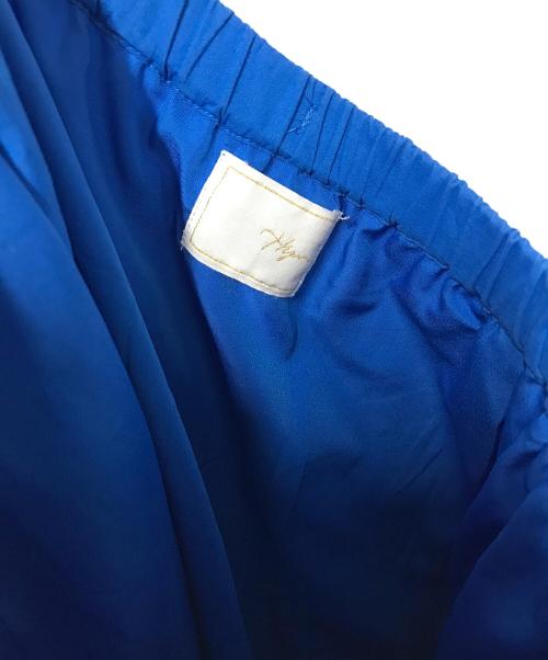 Spick and Span（スピックアンドスパン）Spick and Span (スピックアンドスパン) HYU 100/ボイルティアードスカート ブルー サイズ:38の古着・服飾アイテム
