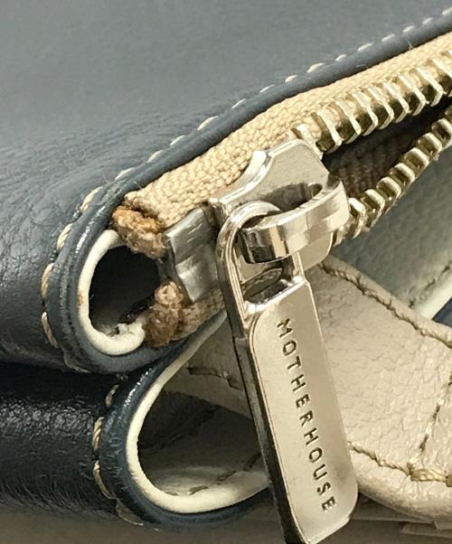 MOTHERHOUSE（マザーハウス）MOTHERHOUSE (マザーハウス) ショルダーバッグ ネイビーの古着・服飾アイテム