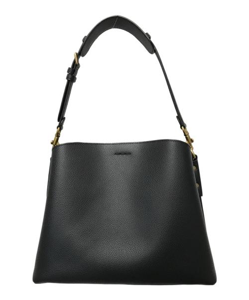 COACH（コーチ）COACH (コーチ) ウィロウ 2WAY ショルダー バッグ ブラック×ブラウンの古着・服飾アイテム