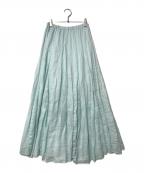 CP Shades×Ron Hermanシーピーシェイズ×ロンハーマン）の古着「Lily Linen Skirt 3310500204 USA製」｜スカイブルー