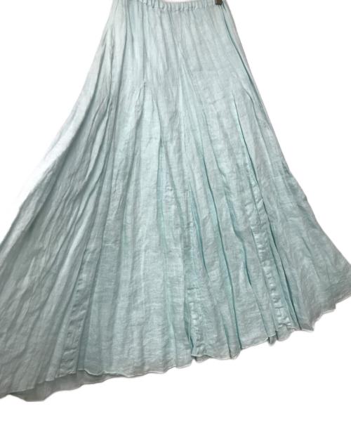 CP Shades（シーピーシェイズ）CP Shades (シーピーシェイズ) Ron Herman (ロンハーマン) Lily Linen Skirt 3310500204 	USA製 スカイブルー サイズ:XSの古着・服飾アイテム