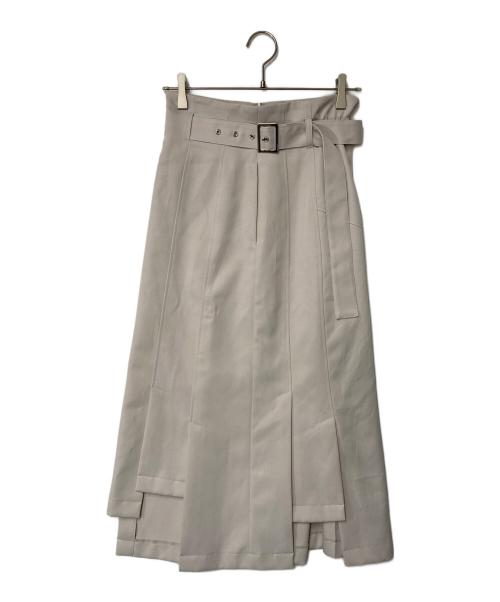UNITED TOKYO（ユナイテッドトーキョー）UNITED TOKYO (ユナイテッドトーキョー) ランダムカットデザインスカート アイボリー サイズ:SIZE 1の古着・服飾アイテム