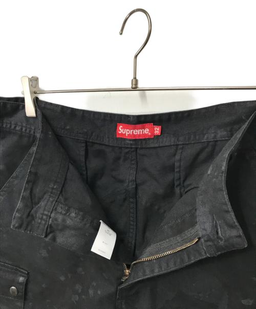 SUPREME（シュプリーム）Supreme (シュプリーム) Overdyed Camo Cargo Short 21SS オーバーダイド カモカーゴショーツ ブラック サイズ:W32の古着・服飾アイテム