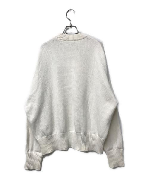 AMIPARIS（アミパリス）AMIPARIS (アミパリス) ハートロゴクルーネックニット SPEE21HK019.016 ホワイト サイズ:Mの古着・服飾アイテム