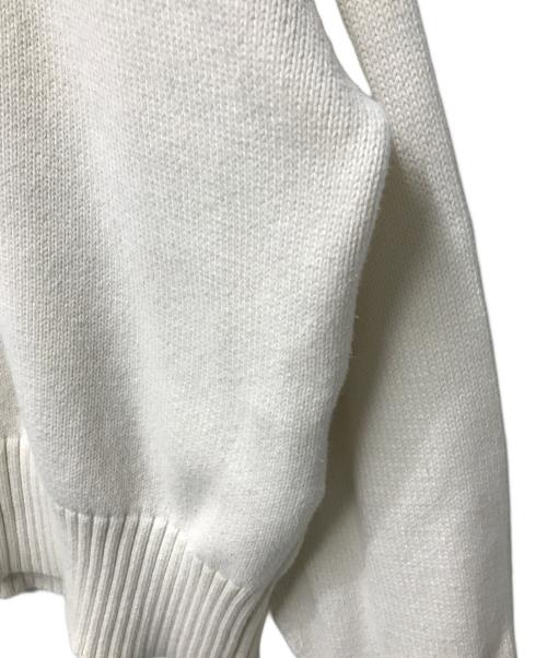 AMIPARIS（アミパリス）AMIPARIS (アミパリス) ハートロゴクルーネックニット SPEE21HK019.016 ホワイト サイズ:Mの古着・服飾アイテム