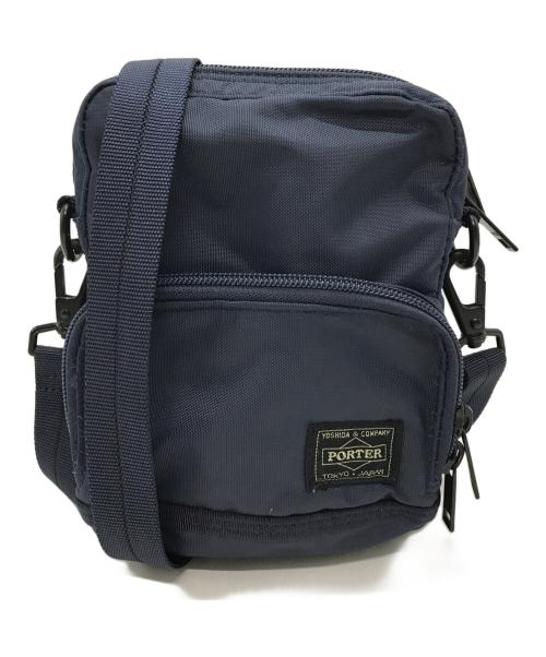 PORTER（ポーター）PORTER (ポーター) FLASH  SHOULDER BAG ネイビーの古着・服飾アイテム