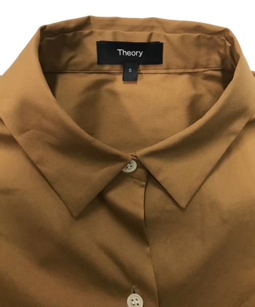 theory（セオリー）theory (セオリー) Wealth OS Shirt ウェルスシャツ 013108221 ブラウン サイズ:Sの古着・服飾アイテム