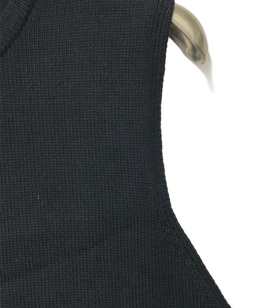 JOHN SMEDLEY（ジョンスメドレー）JOHN SMEDLEY (ジョンスメドレー) コットンニットベスト ブラック サイズ:S 未使用品の古着・服飾アイテム
