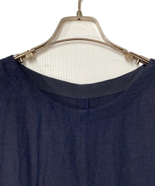Y's for living（ワイズフォーリビング）Y's for living (ワイズフォーリビング) リネンノースリーブワンピース ネイビー サイズ:SIZE Freeの古着・服飾アイテム