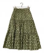 POLO RALPH LAURENポロ・ラルフローレン）の古着「総柄スカート」｜カーキ