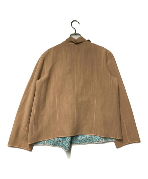 missoni（ミッソーニ）MISSONI (ミッソーニ) フリルジャケット 1945-10-1940 ベージュ サイズ:-の古着・服飾アイテム