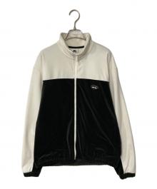 NIKE（ナイキ）の古着「ベロアトラックジャケット」｜ホワイト×ブラック