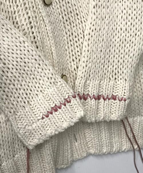 NEON SIGN（ネオンサイン）NEON SIGN (ネオンサイン) Ne QUILTED CARDIGAN カーディガン アイボリー サイズ:-の古着・服飾アイテム