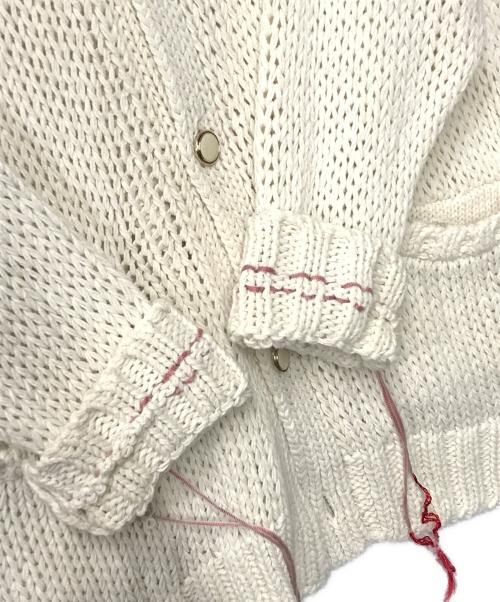 NEON SIGN（ネオンサイン）NEON SIGN (ネオンサイン) Ne QUILTED CARDIGAN カーディガン アイボリー サイズ:-の古着・服飾アイテム