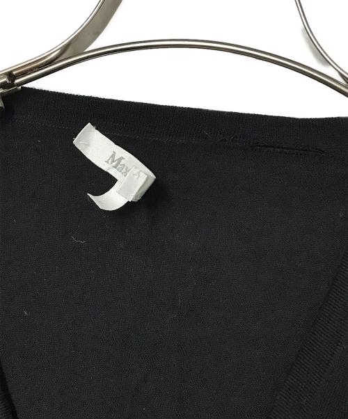MaxMara（マックスマーラ）MaxMara (マックスマーラ) ウールカーディガン ブラック サイズ:Mの古着・服飾アイテム