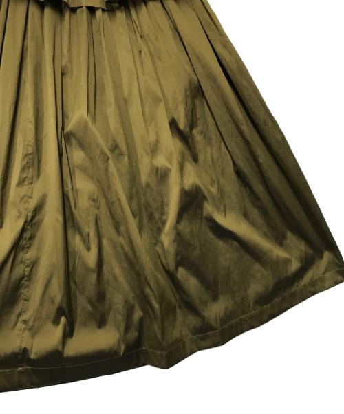 sara mallika（サラマリカ）sara mallika (サラマリカ) フリルウエストスカート ブラウン サイズ:SIZE Freeの古着・服飾アイテム