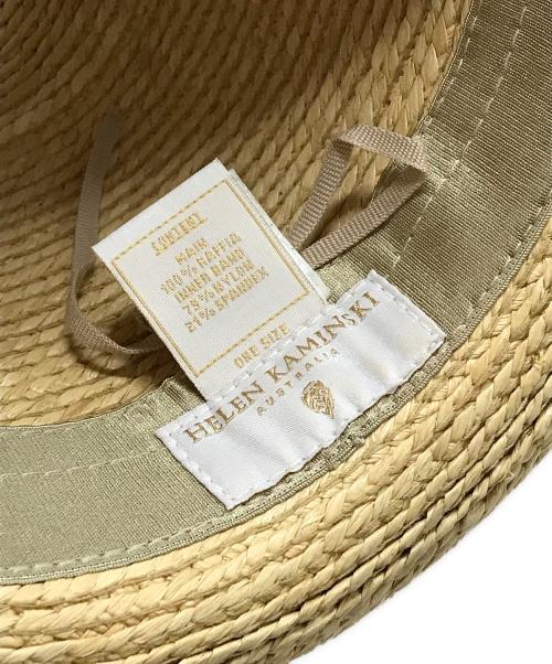 HELEN KAMINSKI（ヘレンカミンスキー）HELEN KAMINSKI (ヘレンカミンスキー) ラフィアハット ベージュ サイズ:ONE SIZEの古着・服飾アイテム