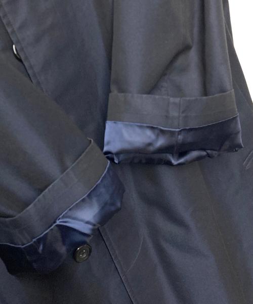 Aquascutum（アクアスキュータム）Aquascutum (アクアスキュータム) ライナー付ステンカラーコート 6258002 ネイビー サイズ:36の古着・服飾アイテム