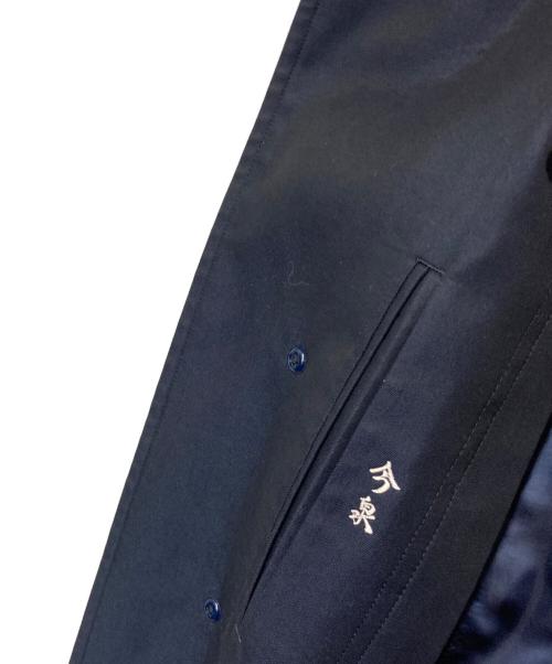 Aquascutum（アクアスキュータム）Aquascutum (アクアスキュータム) ライナー付ステンカラーコート 6258002 ネイビー サイズ:36の古着・服飾アイテム