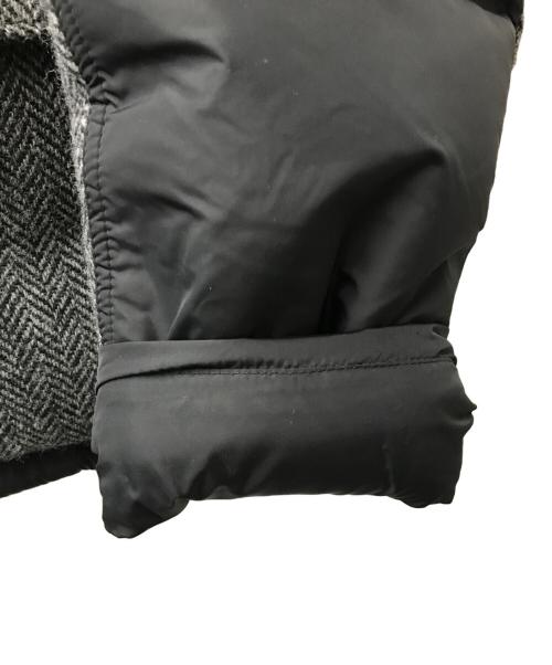 MONCLER（モンクレール）MONCLER (モンクレール) ROEERT フーデットダウンジャケット グレー×ブラック サイズ:1の古着・服飾アイテム