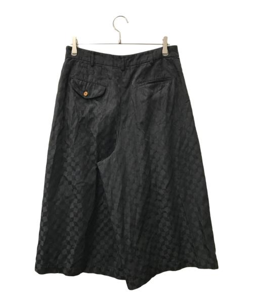 COMME des GARCONS COMME des GARCONS（コムデギャルソン コムデギャルソン）COMME des GARCONS COMME des GARCONS (コムデギャルソン コムデギャルソン) ジャガードタックワイドパンツ ブラック サイズ:Ｍの古着・服飾アイテム