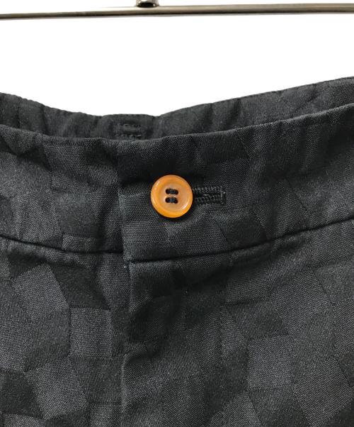 COMME des GARCONS COMME des GARCONS（コムデギャルソン コムデギャルソン）COMME des GARCONS COMME des GARCONS (コムデギャルソン コムデギャルソン) ジャガードタックワイドパンツ ブラック サイズ:Ｍの古着・服飾アイテム