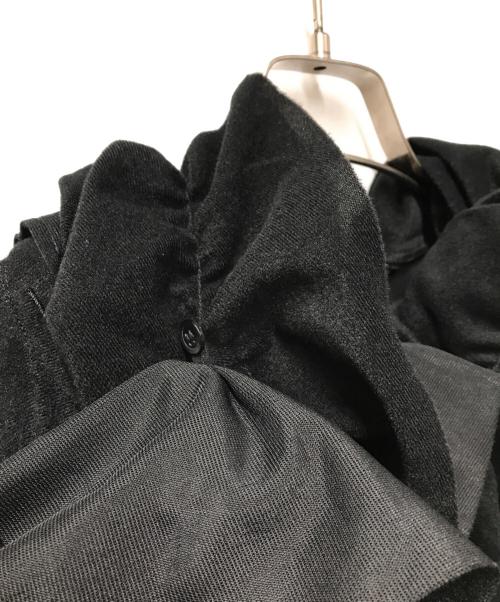 tricot COMME des GARCONS（トリココムデギャルソン）tricot COMME des GARCONS (トリココムデギャルソン) フリルカラー ワンピース TB-O203 AD2018 ブラック サイズ:Ｍの古着・服飾アイテム