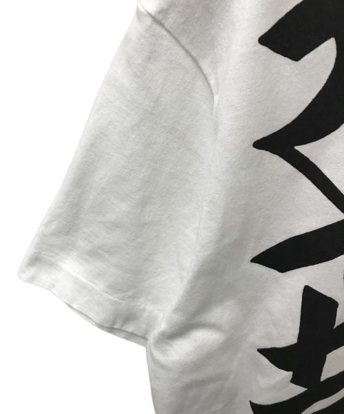 COMME des GARCONS HOMME PLUS（コムデギャルソンオムプリュス）COMME des GARCONS HOMME PLUS (コムデギャルソンオムプリュス) プリントロングカットソー PC-T036 AD2018 ホワイト×ブラック サイズ:Sの古着・服飾アイテム